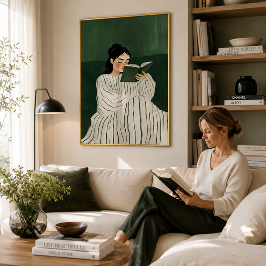 Emerald Escape Poster – Reading Wall Art