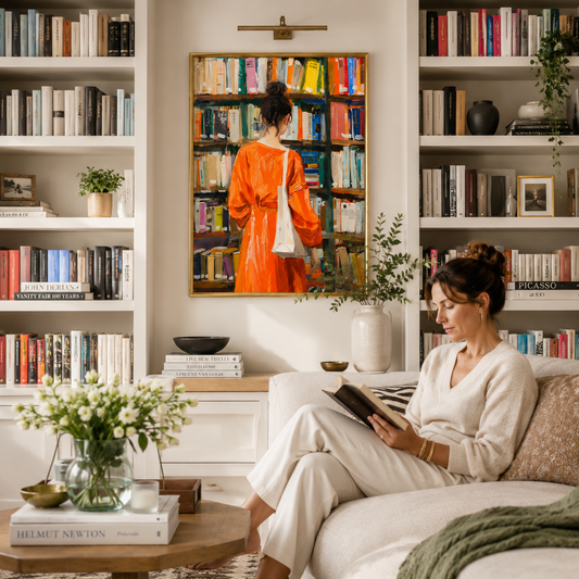 The Book Hunt Poster – Library Wall Art