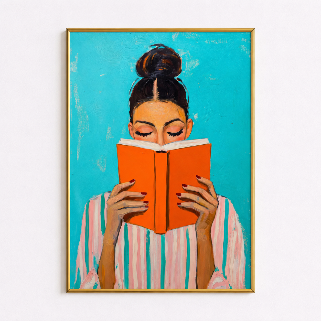 Vivid Chapters Poster – Reading Wall Art