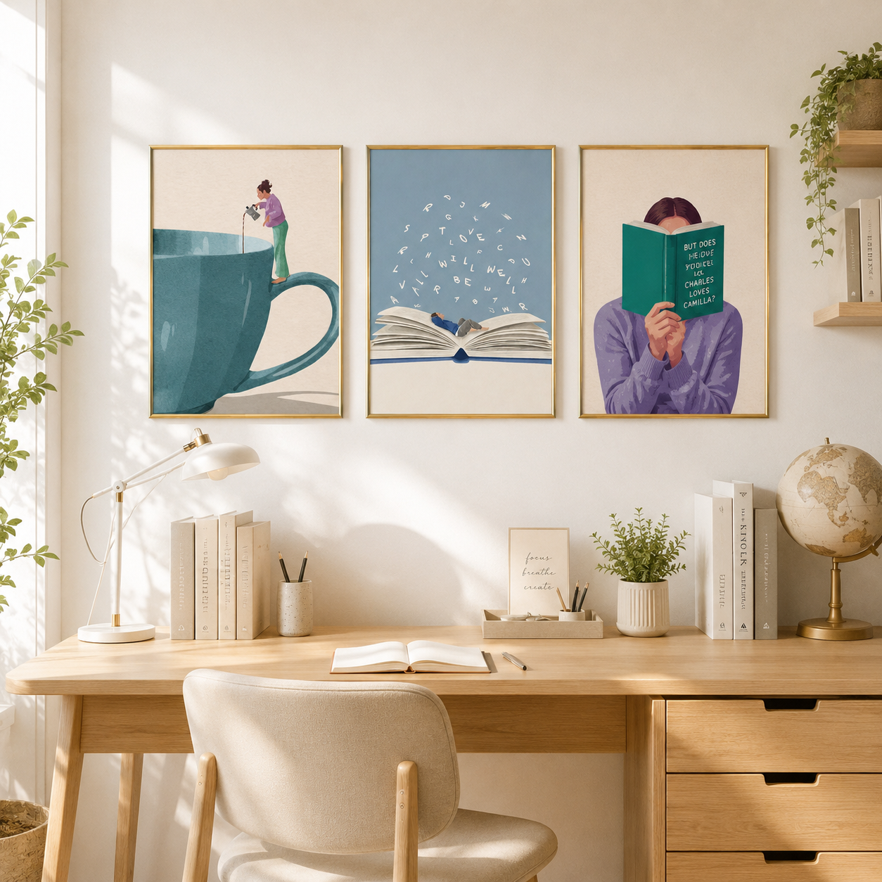 Everything Will Be Alright Poster – Inspirational Book Art Print