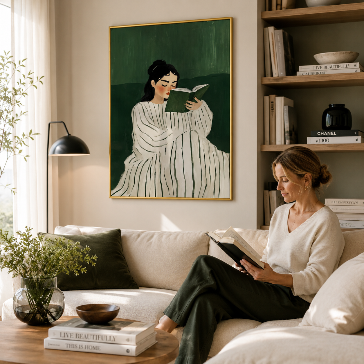 Emerald Escape Poster – Reading Wall Art