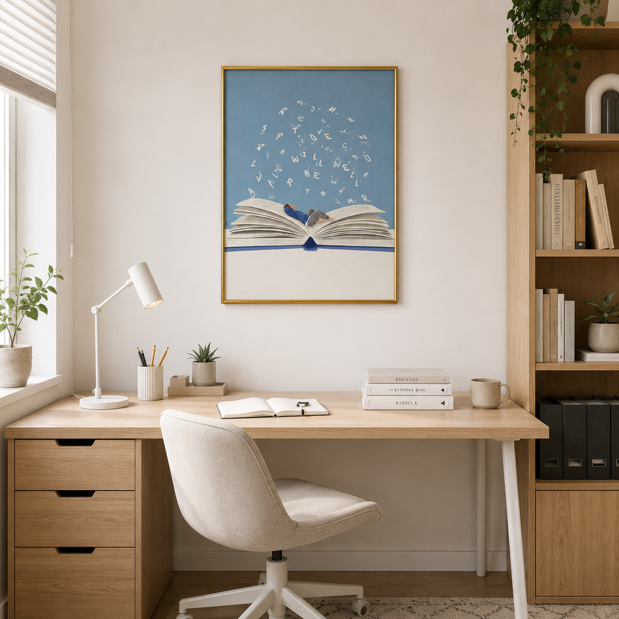 Everything Will Be Alright Poster – Inspirational Book Art Print