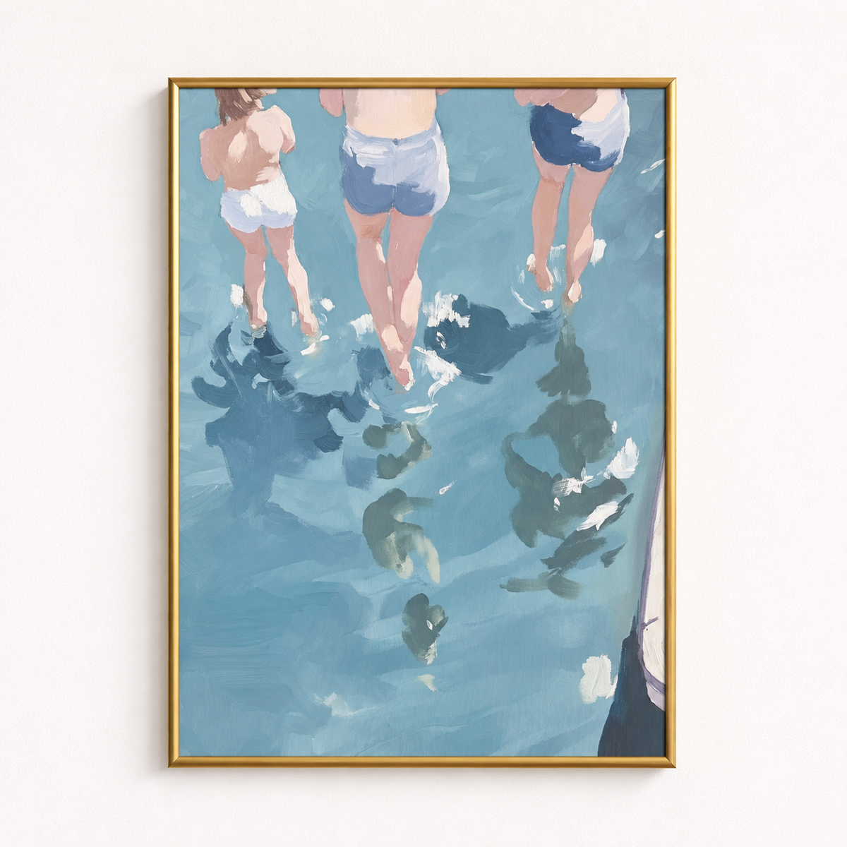 Into the Blue Summer Swim Poster
