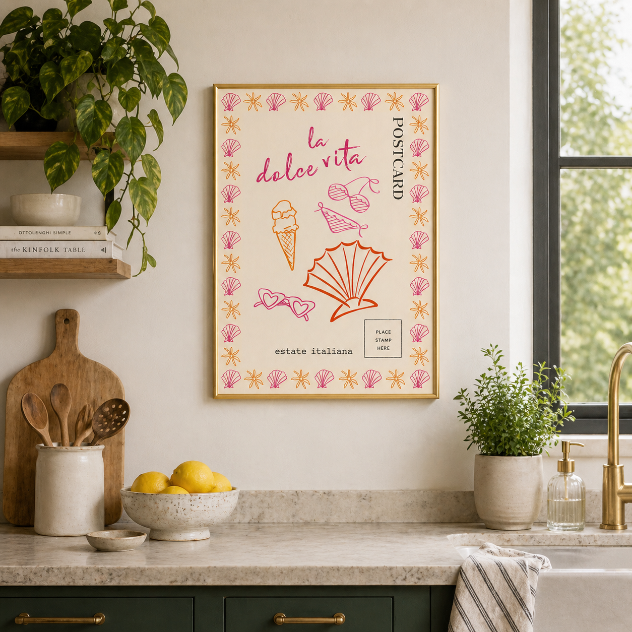La Dolce Vita – Italian Summer Postcard Wall Art