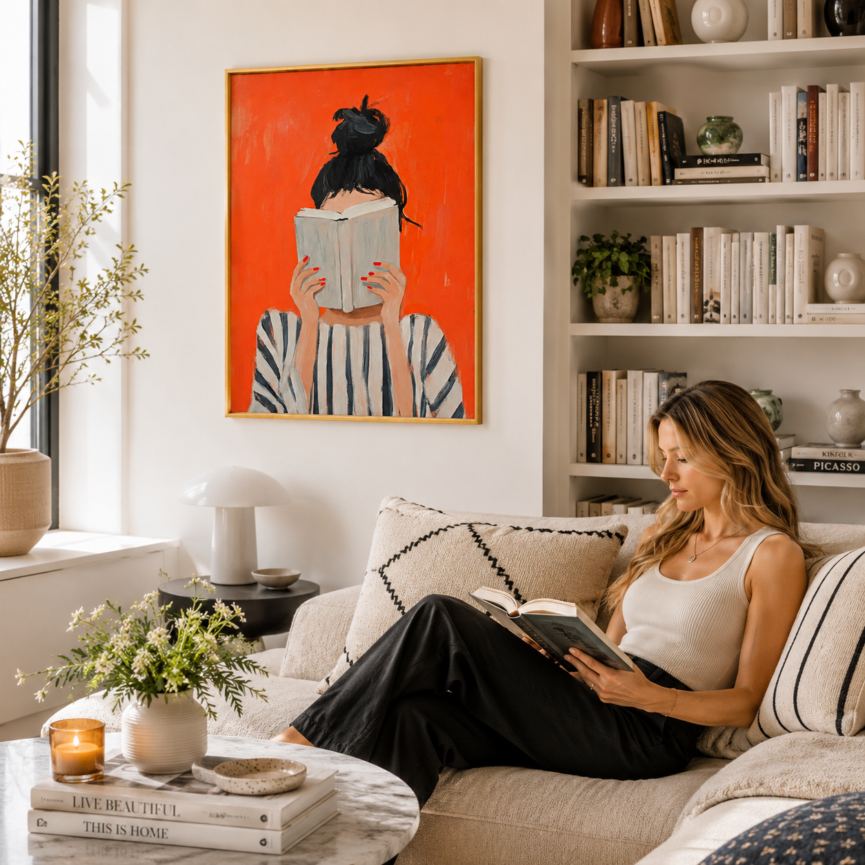 Just One More Page – Book Lover Poster