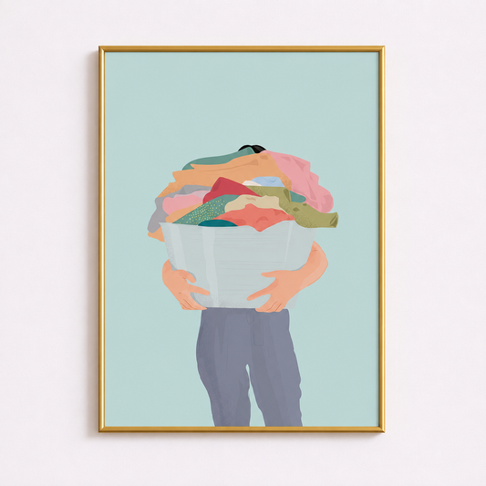 Laundry Day Hero – Funny Laundry Room Poster