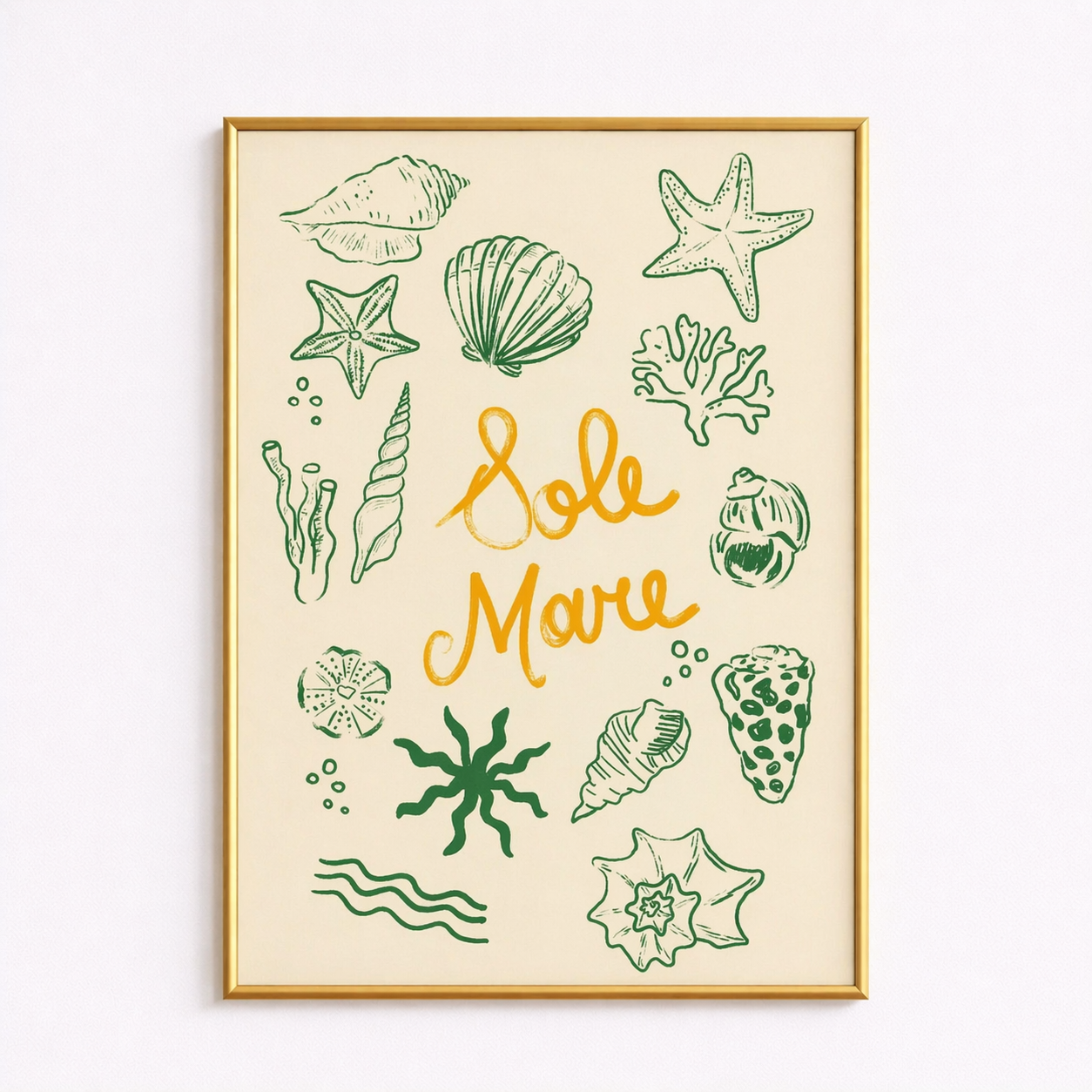 Sole Mare – Minimal Coastal Wall Art