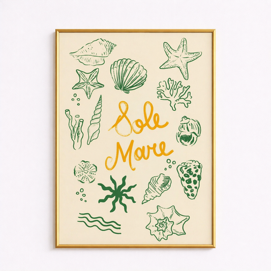 Sole Mare – Minimal Coastal Wall Art