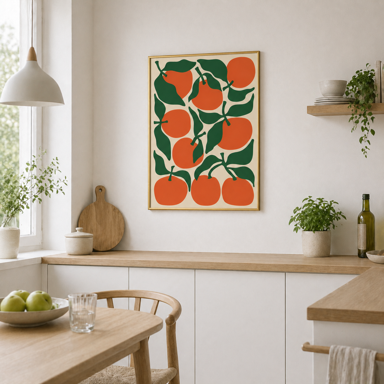 Orange Grove – Modern Botanical Wall Art Poster
