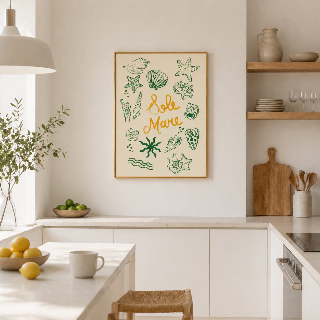 Sole Mare – Minimal Coastal Wall Art