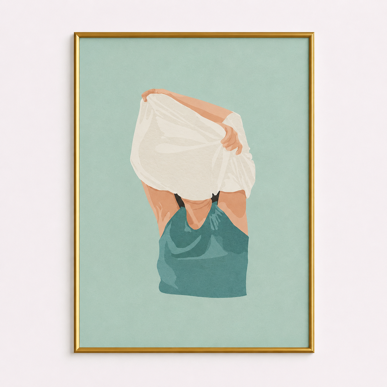 Unfolding Thoughts Poster – Minimalist Wall Art