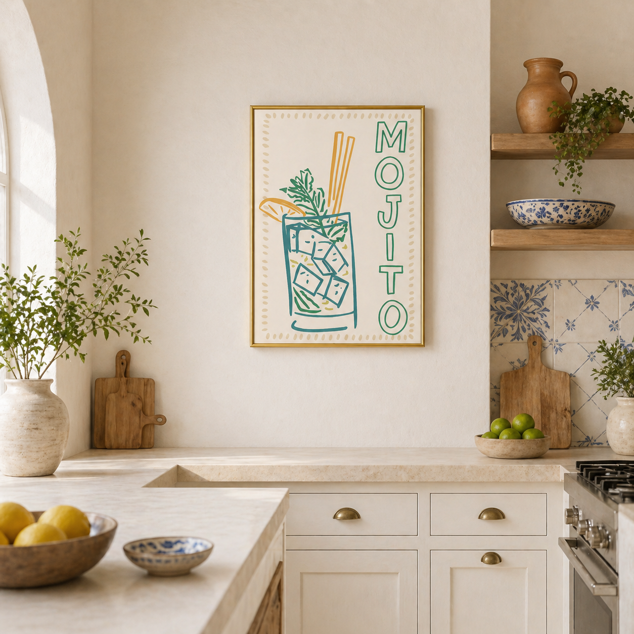 Mojito – Minimal Cocktail Wall Art