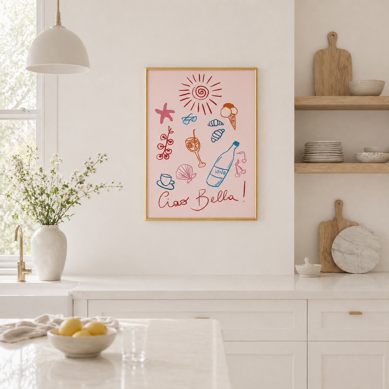 Ciao Bella – Italian Summer Wall Art
