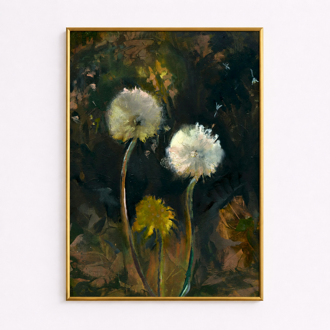 Wildflower Abbey Poster – European Countryside Landscape Wall Art