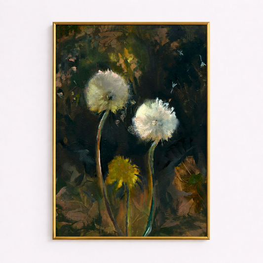 Wildflower Abbey Poster – European Countryside Landscape Wall Art