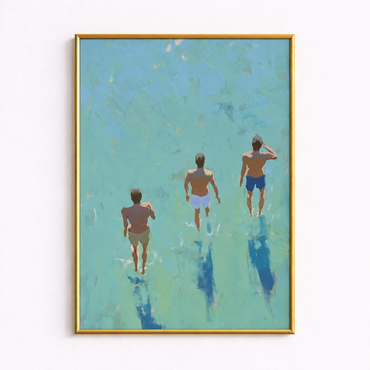Into the Blue Summer Swim Poster