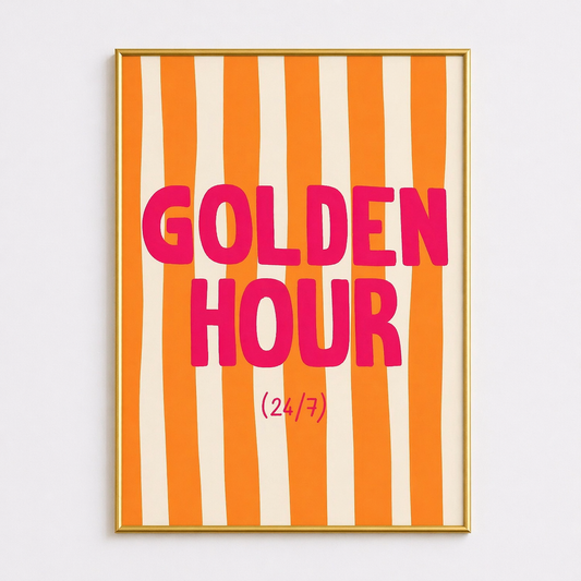 Golden Hour – Bold Summer Wall Art