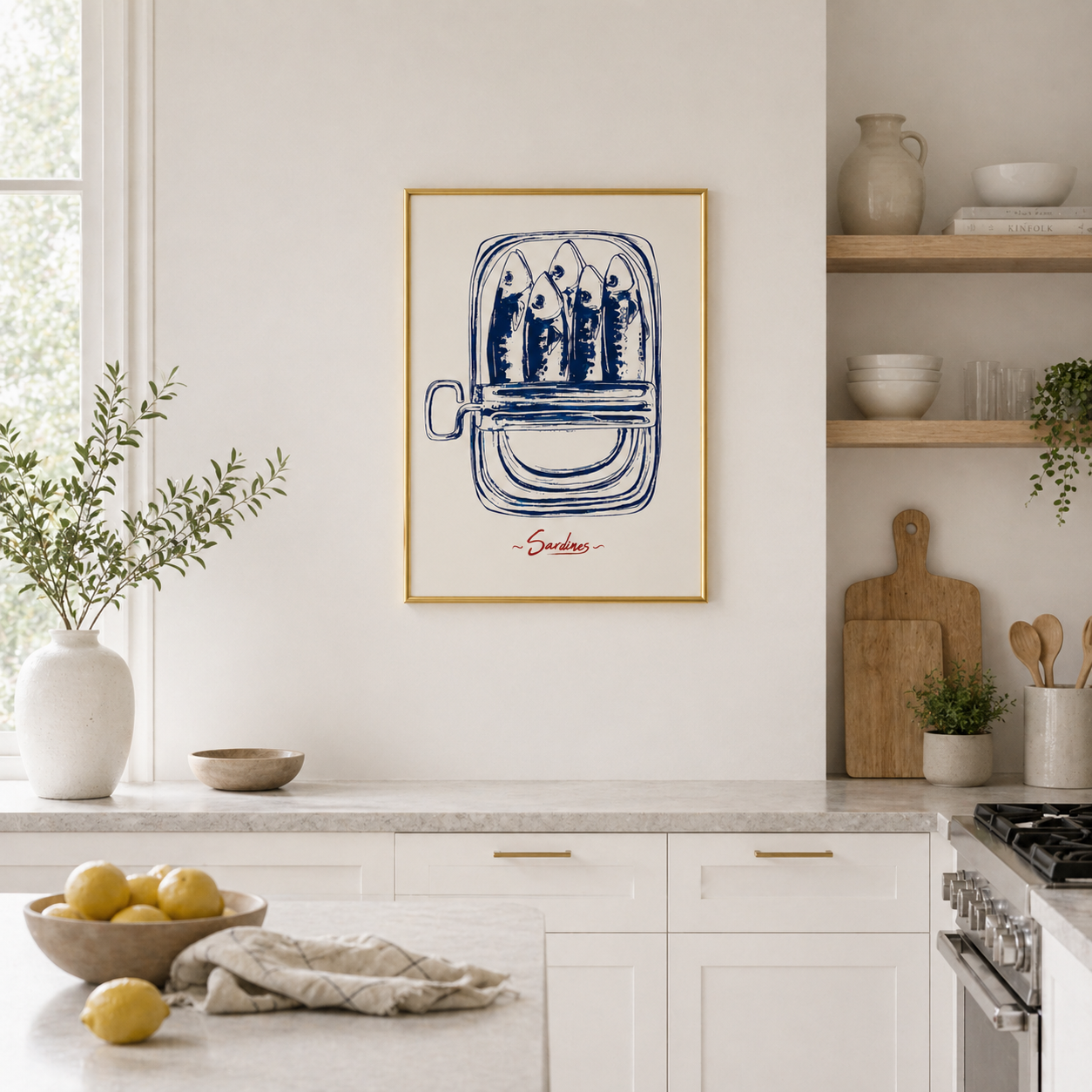 Sardines in a Tin – Vintage Kitchen Wall Art