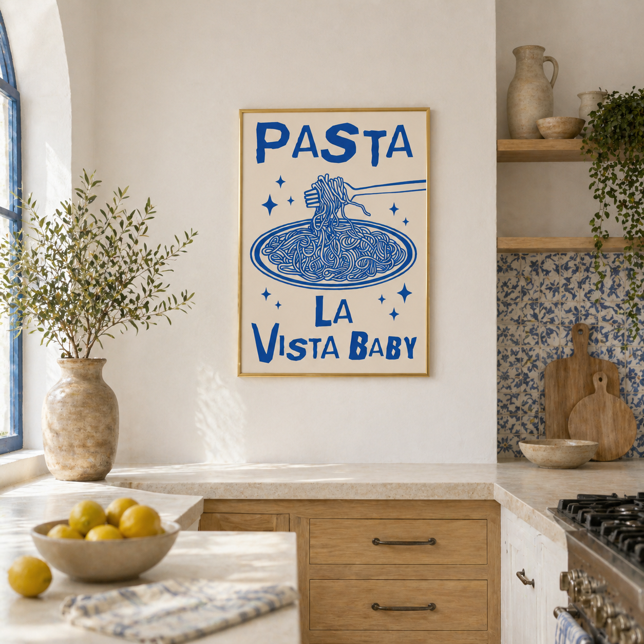 Pasta La Vista Baby – Vintage Kitchen Wall Art