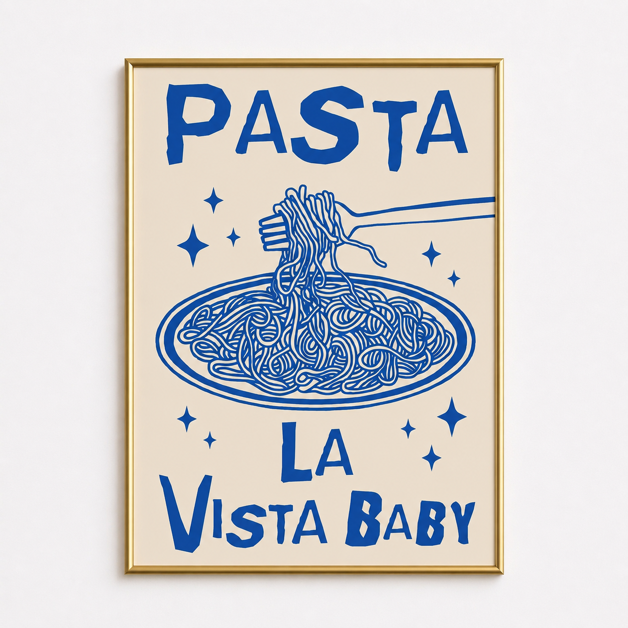 Pasta La Vista Baby – Vintage Kitchen Wall Art
