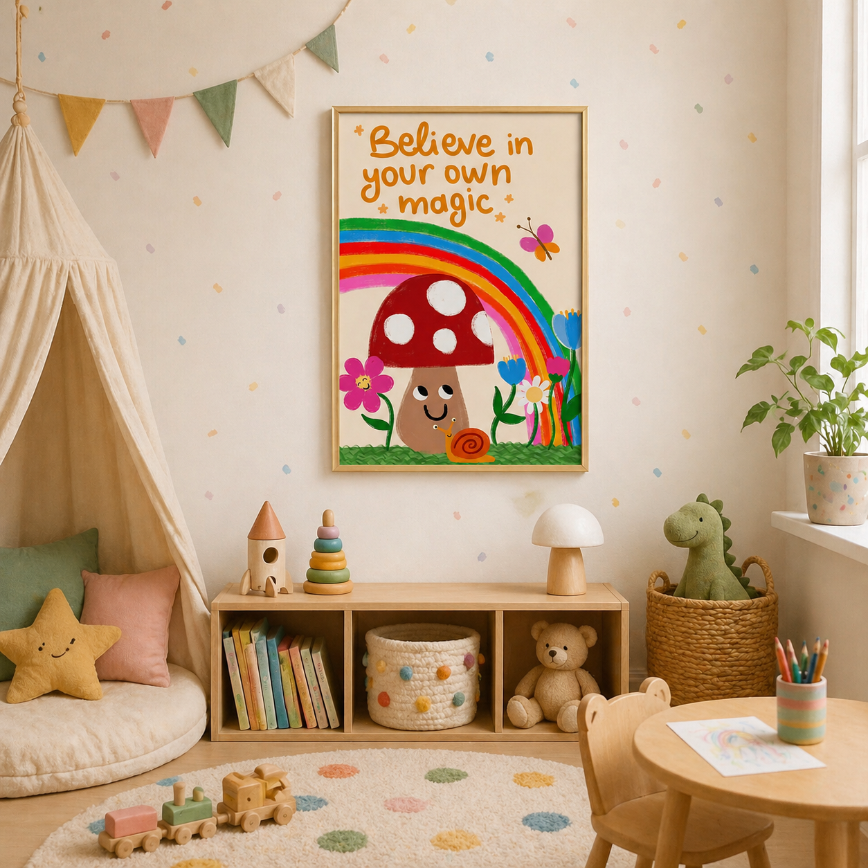 Believe in Your Own Magic – Cute Kids Wall Art