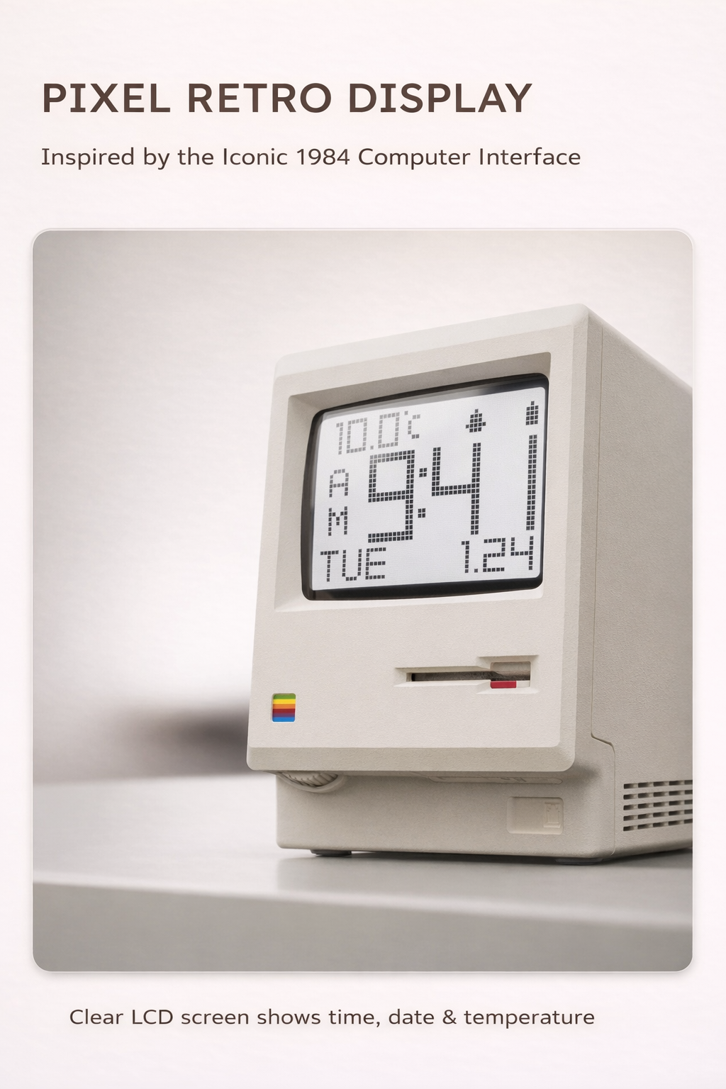 Retro Mac Alarm Clock