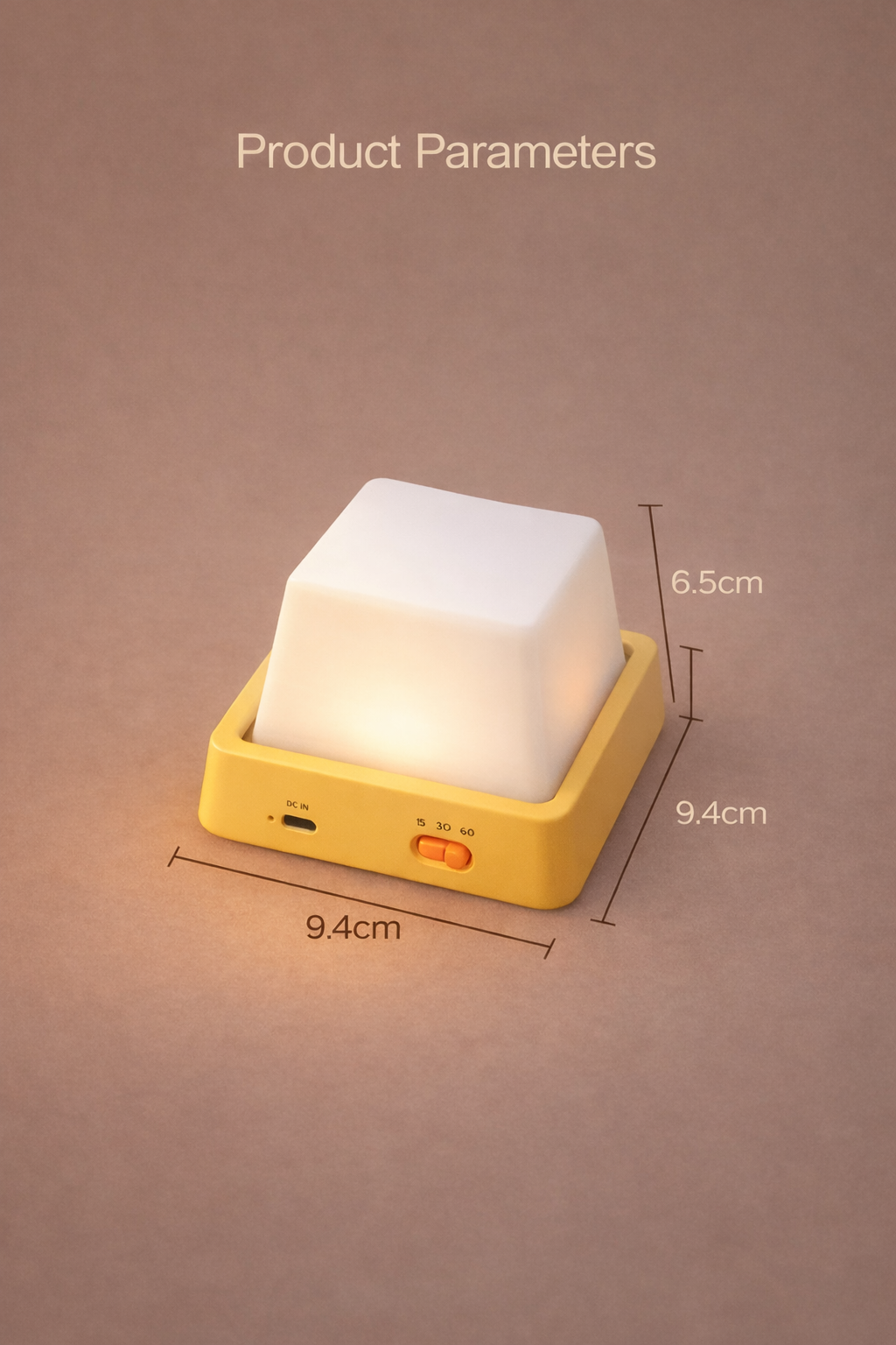 PressGlow Keyboard Night Light Lamp