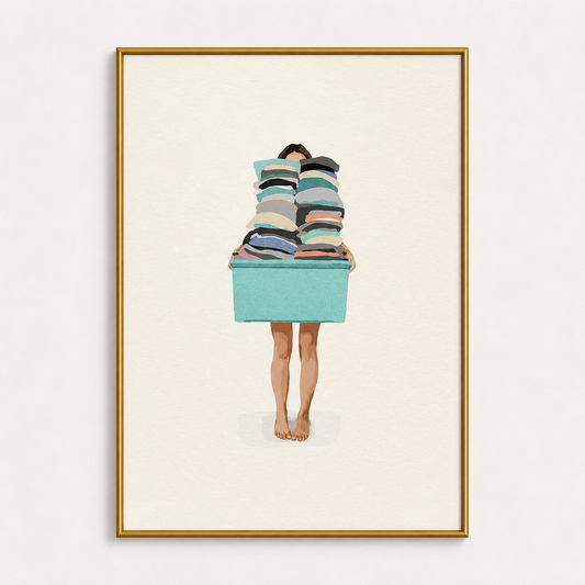 Laundry Day Poster – Minimalist Laundry Room Wall Art