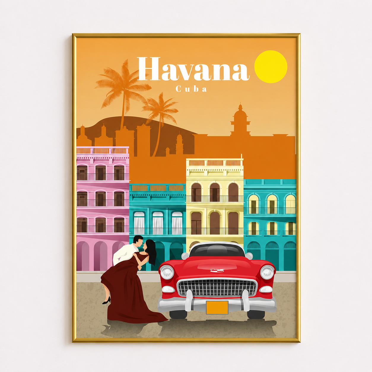Havana Cuba Poster – Vintage Travel Wall Art