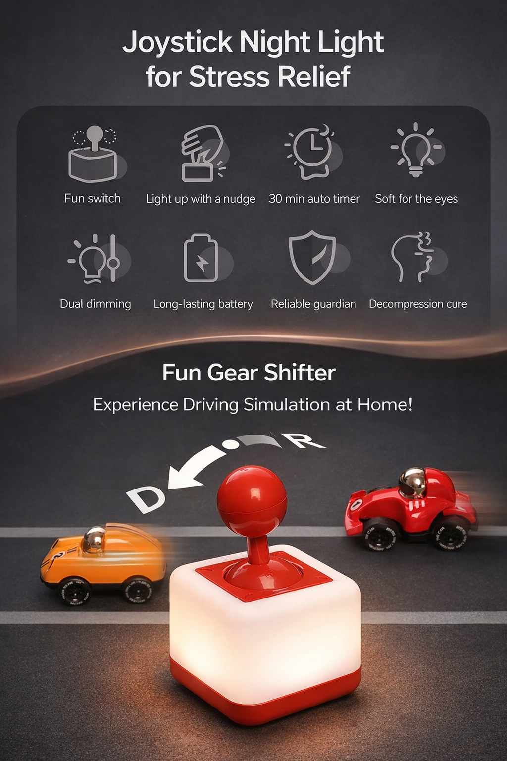 Retro Joystick Night Light