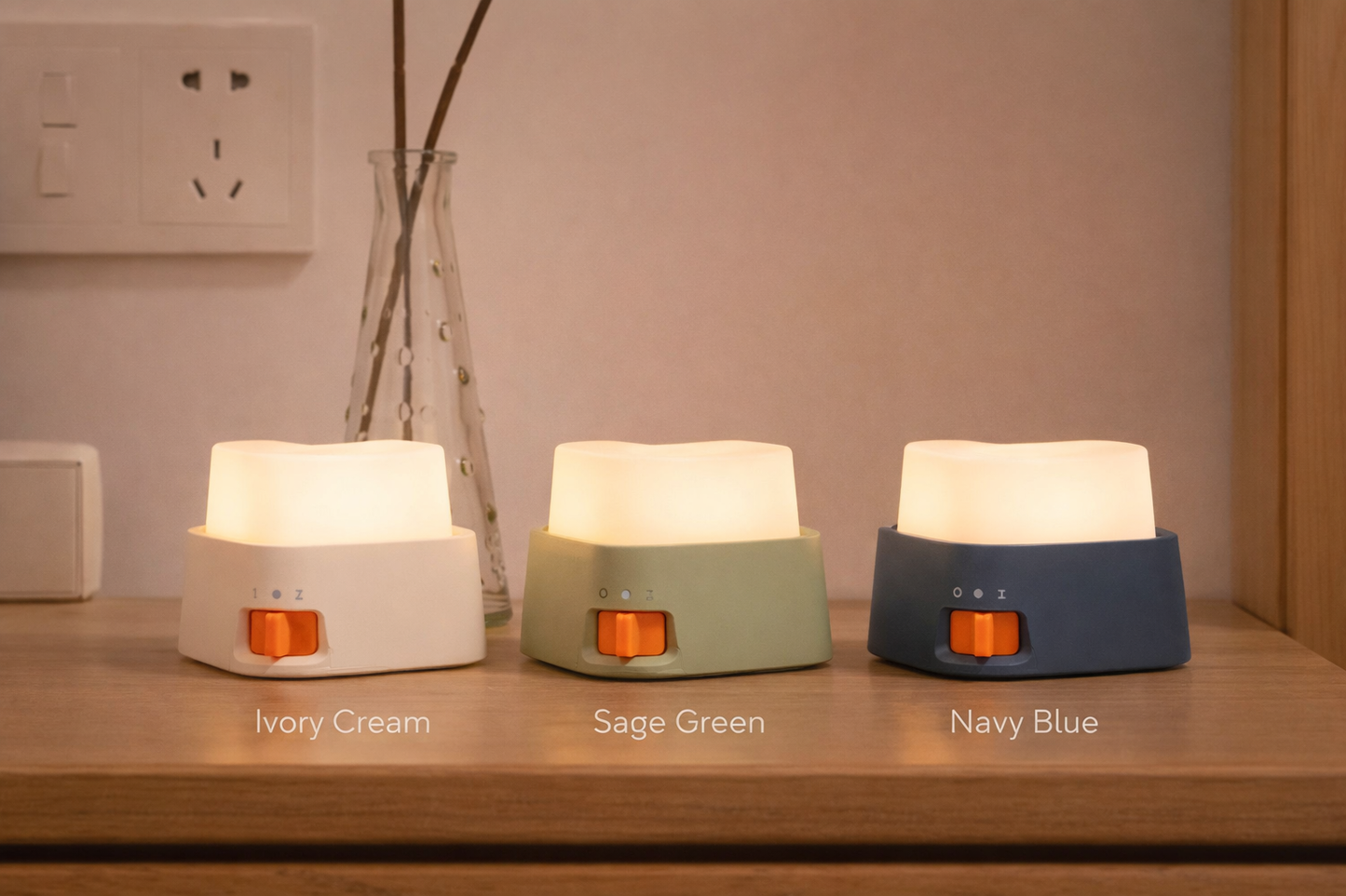 GlowCube Rechargeable LED Night Light