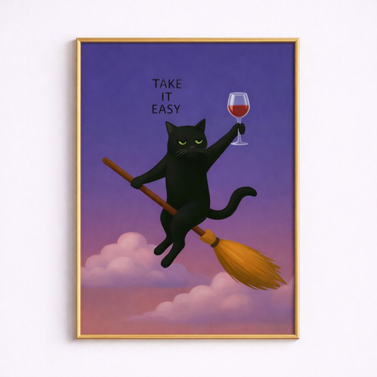Magic Mood – Black Cat Poster
