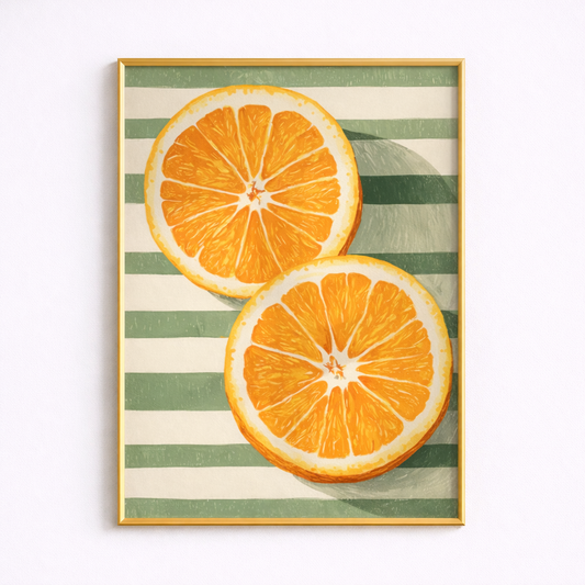 Citrus Vibes – Orange Poster
