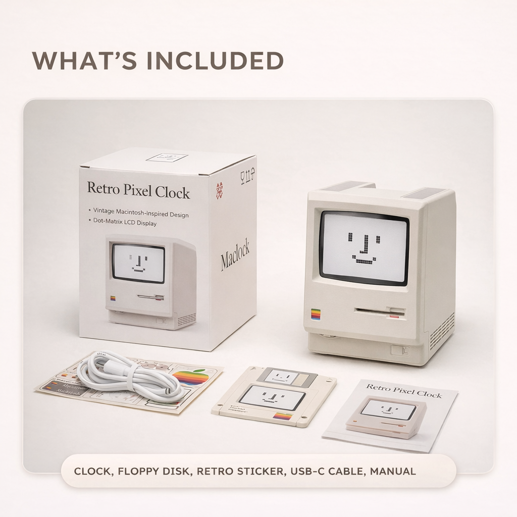 Retro Mac Alarm Clock