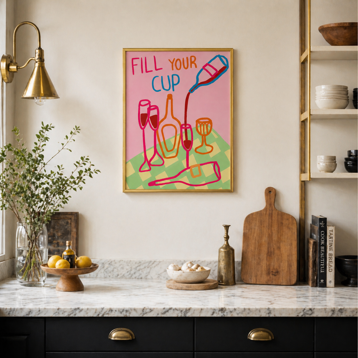 Fill Your Cup – Bold Lifestyle Poster