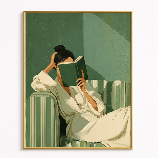 Sage Serenity Poster – Reading Wall Art