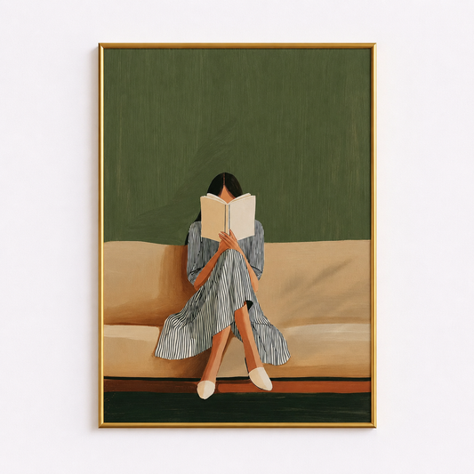 Quiet Corners Poster – Reading Wall Art