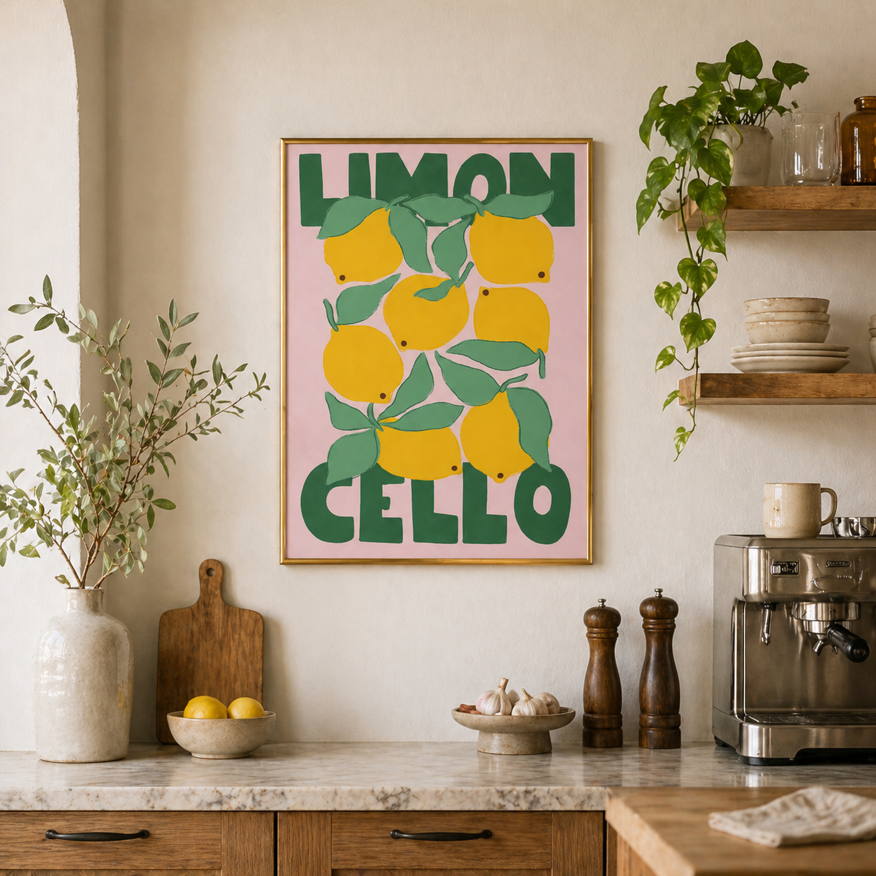 Limoncello – Italian Summer Lemon Poster