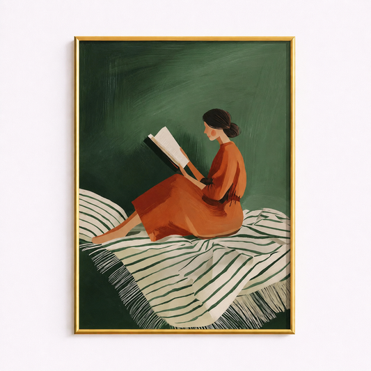 Quiet Escape Poster – Reading Wall Art