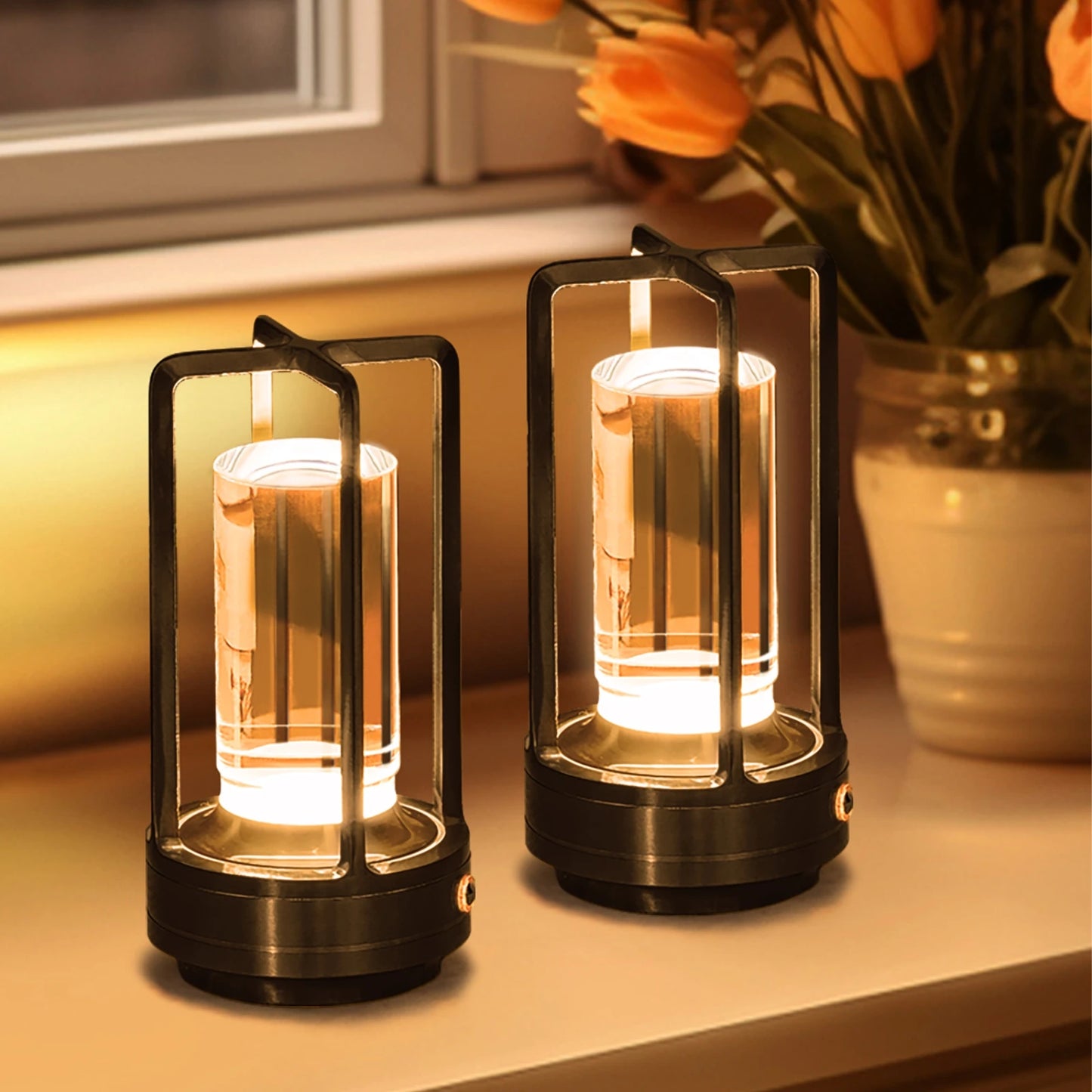 AuroraGlow Touch Table Lamp