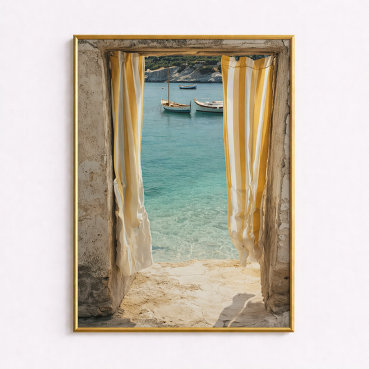 Window to Paradise – Coastal Poster