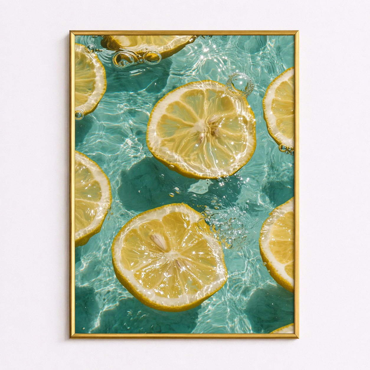 Lemon Splash – Summer Citrus Poster
