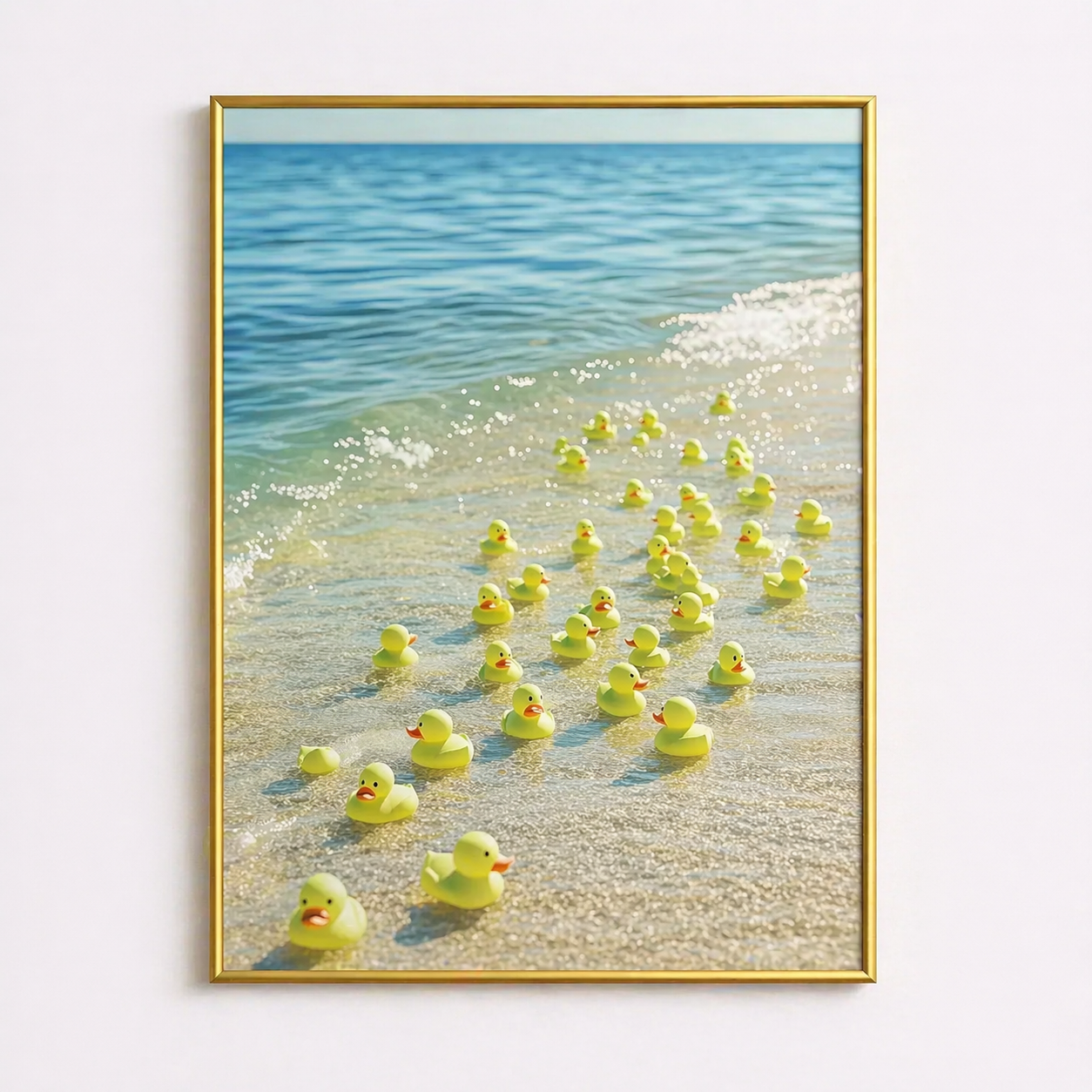 Duck Off – Funny Beach Duck Poster
