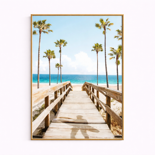 Walk to Paradise – Beach Poster