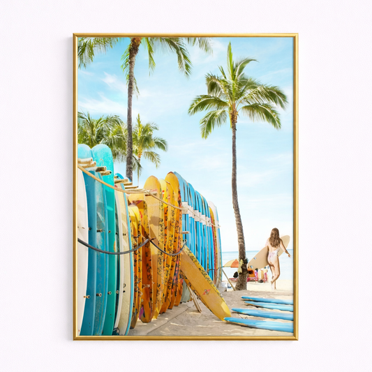 Chasing Waves – Surf Poster