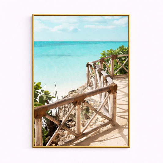 Coastal Breeze – Beach Poster